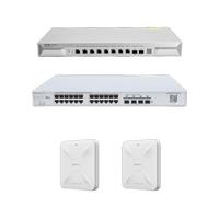 Solución Completa de Red para hasta 1500 Clientes y hasta 9 servicios de Internet., Ideal para Iniciar un Proyecto de Hotelería u Oficina