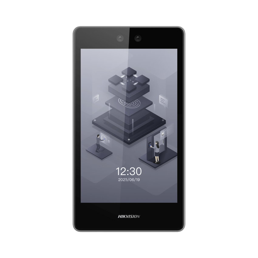 Terminal Facial Min Moe 8" WiFi Touch / Delgada y Estética / 100,000 rostros / Exterior IP65 / HIK-IA