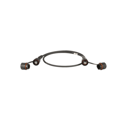 Patch Cord Cat6A IndustrialNet, Blindado S/FTP, Con Plug Industrial y Tapa en Cada Extremo, 5 Metros