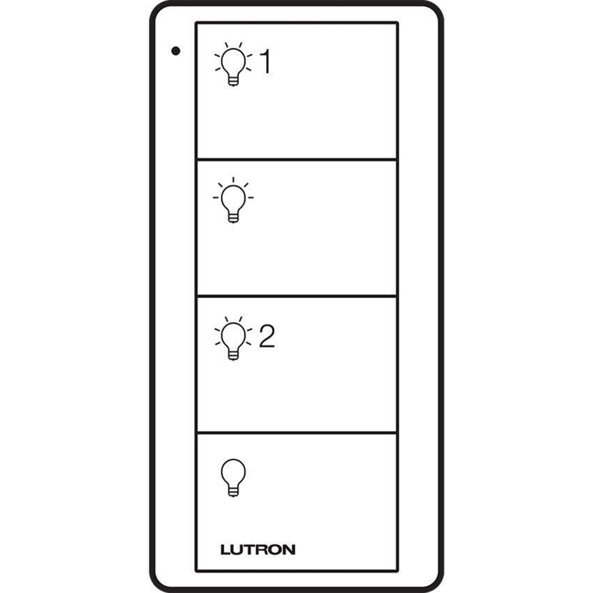 Control PICO 4 botones, 2 grupos, complemente con un atenuador o switch on/off