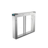 Carril Central Para Torniquete Swing AP-8000HD/ 4 Pares Detectores IR / Motor Sin Escobillas / Capacidad 20-60 Personas por Minuto / Ancho Carril 550-900 mm / Material Acero Inoxidable SUS304 / Interior y Exterior