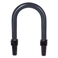 Abrazadera U de Pata Larga con Recubrimiento de PVC para Tubo de 1/2" (12.7 mm).