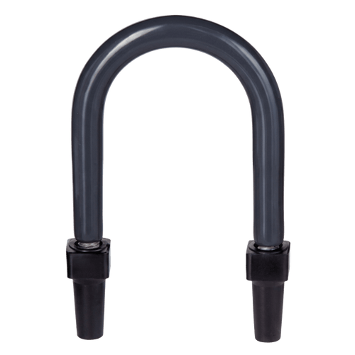 Abrazadera U de Pata Larga con Recubrimiento de PVC para Tubo de 1/2" (12.7 mm).