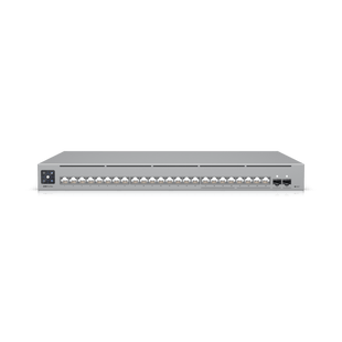 UniFi Switch Pro Max 24 – Switch Capa 3 con 24 Puertos (8 × 2.5 GbE y 16 × 1 GbE), 2 Puertos SFP+ 10G y Pantalla Informativa Integrada