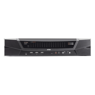 Switch KVM over IP Cat 5 | Hasta 64 Puertos | Resolucion Full HD 1920x1200 | Dual NIC Gigabit | Virtual Media USB 2.0 | FIPS 140-2 Level 1 | Cascada hasta 512 Equipos | Administracion Centralizada CC2000