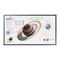 Pantalla Interactiva WM65FX 65" (165.1 cm) / Resolución 4K UHD 3840x2160 / Panel VA / Touch IR 20 Puntos / Pluma Pasiva Magnética / 4 Whiteboards Simultáneos / Audio 15W x 2CH / WiFi-Bluetooth / Tizen 9.0