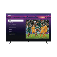 Smart TV 98 pulgadas QLED 4K Ultra HD con ROKU TV / Pantalla Gigante 2.19m × 1.25m / 1.07 mil millones de colores / Audio Dolby 12W+12W / 3 HDMI con ARC-CEC / WiFi / Ideal para Sala, Negocios y Digital Signage