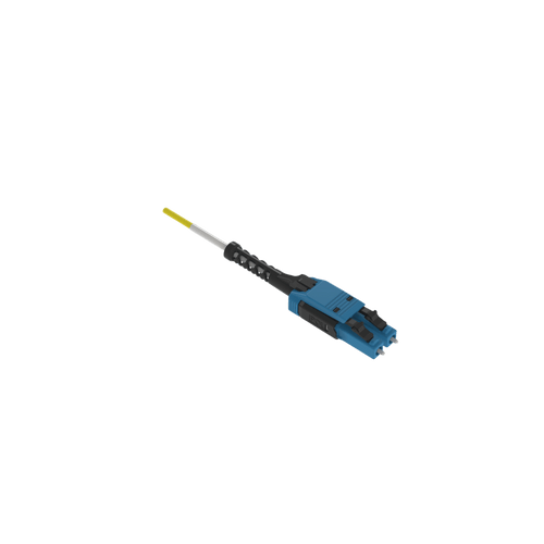 Jumper de Fibra Óptica Monomodo 9/125 OS1/OS2, LC-LC Uniboot Duplex, LSZH, Color Amarillo, 3 Metros