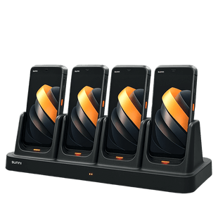 Base de Carga 4 Bah�as / Carga Simult�nea / Pogo Pins Directos / Indicadores LED Individuales / Dise�o Vertical / Compatible SUNMI L3 / Gesti�n de Flotas