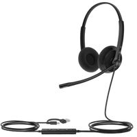 Diadema Alambrica Yealink UH34 Lite Dual USB-C/A con Almohadillas de Esponja y Compatibilidad UC Multiplataforma
