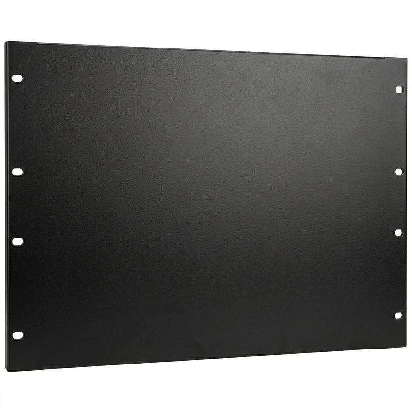 Tapa Ciega para Rack de 19 Pulgadas, 3 UR, Acero Negro