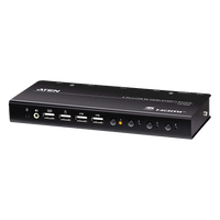 Switch KVMP USB HDMI 4witch KVM HDMI 4 Puertos | 4K DCI | USB 2.0 | Hotkeys | Video DynaSync | Plug & Play