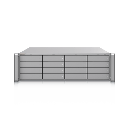 NVR Empresarial Core UniFi Protect 3U con 16 Bahías para HDD/SSD 2.5”/3.5”, Soporte para hasta 300 Cámaras 4K o 500 Full HD, Fuentes de Poder Hot-Swap y Expansión de Almacenamiento Opcional