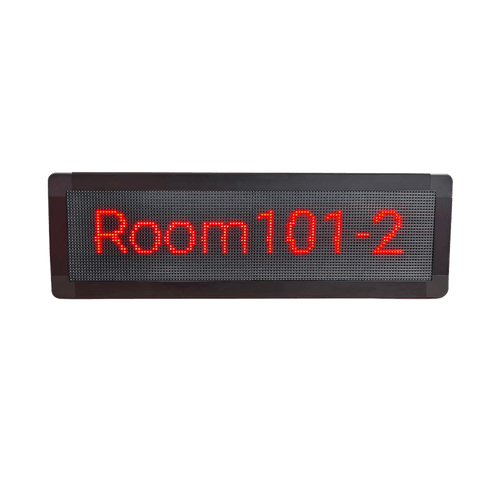 Pantalla LED de Pasillo para Hospital/Asilos, Doble Cara, Matriz 128×32, Indicadores RGB, Para Solución de Enfermería Fanvil