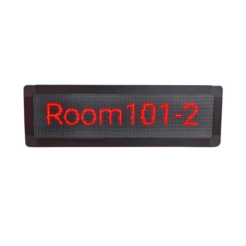 Pantalla LED de Pasillo para Hospital/Asilos, Doble Cara, Matriz 128×32, Indicadores RGB, Para Solución de Enfermería Fanvil