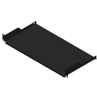 Charola para Rack de 19" de 2 postes, 23 cm de Profundidad, 1 Unidad de rack