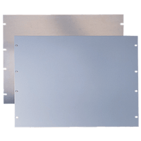 Tapa Ciega Para Rack Estándar de 19in, Plano, de Acero, 2 UR, Color Gris