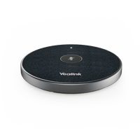 Micrófono inalámbrico 360° VCM36W-PACKAGE de Yealink para videoconferencias, con amplio alcance y cancelación de ruido.