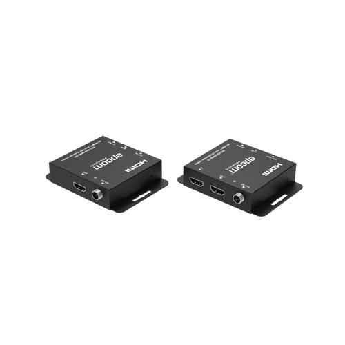 Kit Extensor HDMI | 4K30 hasta 100m | Cat6 | Transmisión sin Compresión | Soporta PoC Bidireccional | EDID y Audio 5.1CH