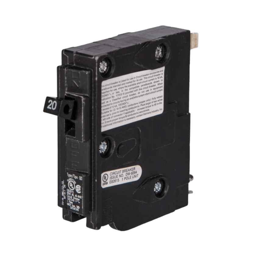 Interruptor automático enchufable tipo QD 1 polo, 60 amp
