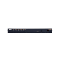 Switch KVM | Conexión Cat 5e | 8 puertos | Resolución 1920 x 1200 |  Conexión de Múltiples Switches | Compatible Windows, Linux, Mac