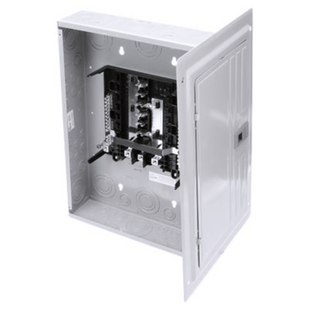 Centro de carga trifásico ES de 12 espacios para 24 circuitos, 120/240vca, Barra de aluminio, Nema 1, uso interior. Incluye tapa.