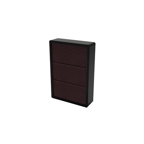 Pantalla LED Exterior de Orientación en estacionamiento / 320x480 mm / Resolución 32x16 / Display Rojo Verde Amarillo / 3 Módulos / IP Configurable / Multilingüe / -30°C a 60°C