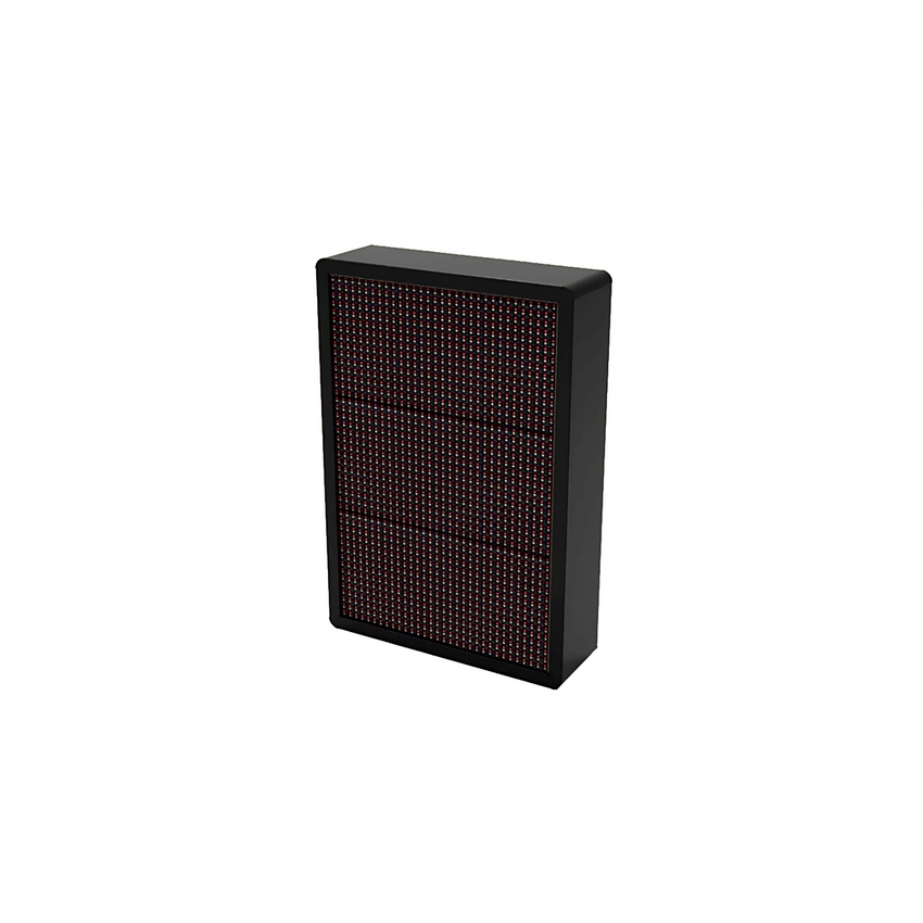 Pantalla LED Exterior de Orientación en estacionamiento / 320x480 mm / Resolución 32x16 / Display Rojo Verde Amarillo / 3 Módulos / IP Configurable / Multilingüe / -30°C a 60°C