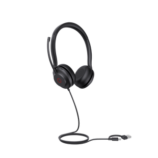 Diadema Alambrica UH35 Dual Teams de Yealink USB C/A con Cancelación de Ruido y Diseño Ergonómico