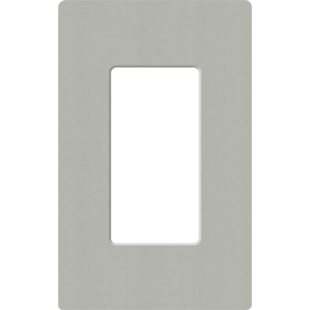 Placa de pared 1 espacio, para atenuador (dimmer), apagador ó control remoto inalámbrico LUTRON.