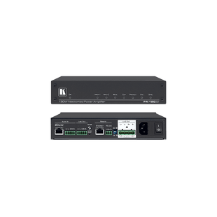 Amplificador de Potencia | 120W | Dante | DSP Integrado | Hi-Z 70V-100V | Lo-Z 4&Omega;-8&Omega; | RS-232 | Control IP