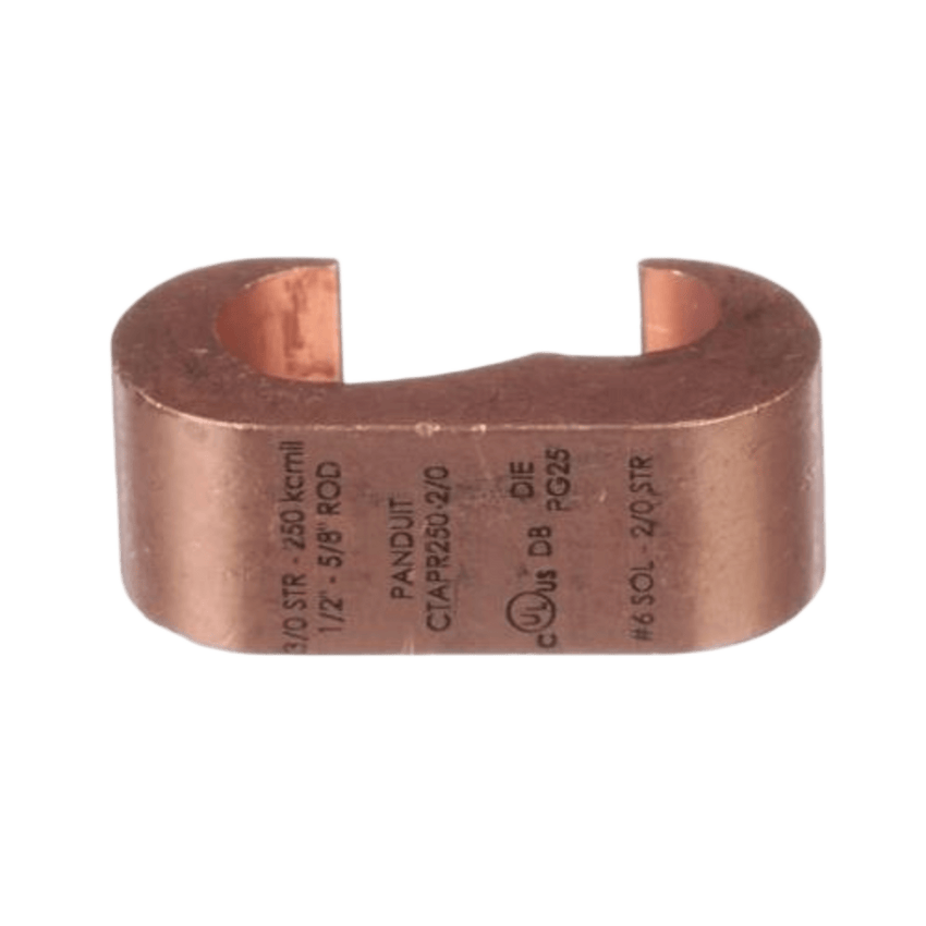 Conector de compresión a tierra de cobre Panduit CTAPR2-2-L, 1 pz