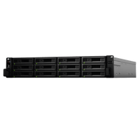 Unidad de Expansión Synology RXD1219sas | 12 Receptáculos SAS | Diseño Modularizado | Fuentes de Alimentación Redundantes | Conectividad Mini-SAS HD.