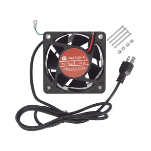 Ventilador de 110 Vca de 12 x 12 cm con Cable y Tornillería