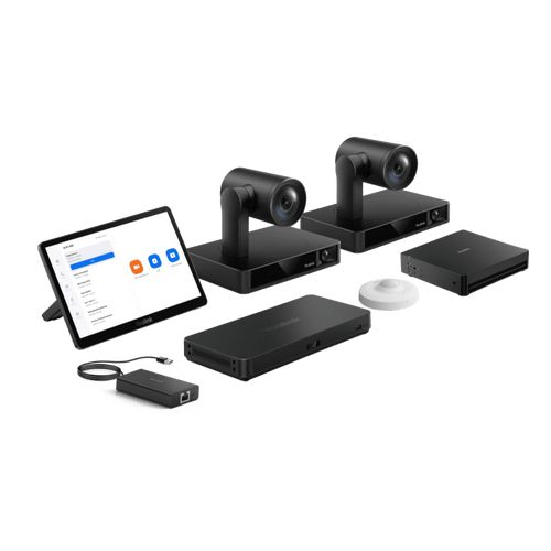 Sistema de Videoconferencia ZVC S90 de Yealink para Salas Extra Grandes con Zoom Rooms y Seguimiento Inteligente de Orador