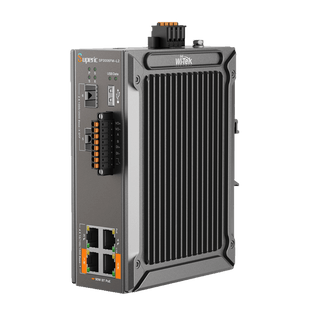 Switch Industrial Administrable / Gigabit con 2 Puertos PoE bt / 2 Puertos PoE af/at / 2 SFP Gigabit / Soporta RS485 / Presuepuesto PoE 128W