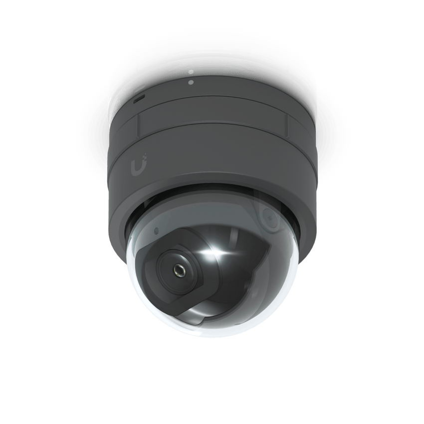 Cámara IP UniFi G5 Domo Ultra Color Negro, Bajo Perfil para Interior, 2K (4MPX), Ángulo Amplio 102.4°, Visión Nocturna IR Hasta 20mts, Detección de Eventos, para Pared o Techo