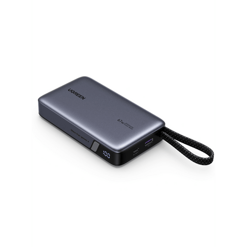 Cargador Rápido GaN 65W 2C1A / Tecnología GaN / Puerto USB-C 65W Max PPS / Puerto USB-A 22.5W Max / Protecciones Múltiples / Material PC+ABS UL94-V0 / Cable 1.5-2 metros