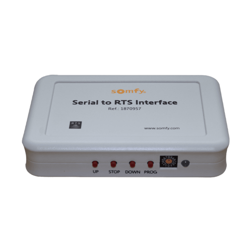 Traductor Universal Somfy Connect, integre SOMFY con el sistema de control de iluminación RadioRA2 de LUTRON.