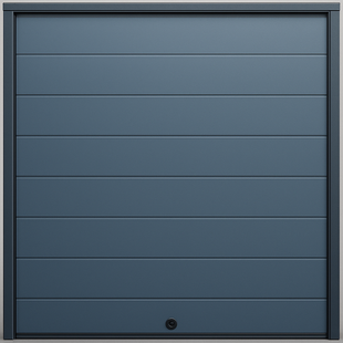 Puerta D / Garage D / Alta Calidad / Linea Central / Color GRIS /  acabdo DELUXE / 9X9 pies / AISLADA / Estilo Americana.