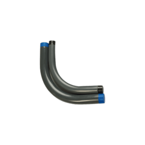 Codo Conduit Rígido de Aluminio de 2" (50.8 mm) con Recubrimiento de PVC.