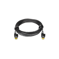Cable Activo Óptico HDMI 4K 30 mts | 4K@60Hz 4:4:4 | 18 Gbps | Terminales Desmontables Micro-HDMI | Fibra Optica  | Libre de Halógenos LSHF | Bañado en Oro 24K