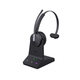 Diadema Inalámbrica WH64 Mono de Yealink con Certificación Teams y Altavoces de 30 mm para Audio HD