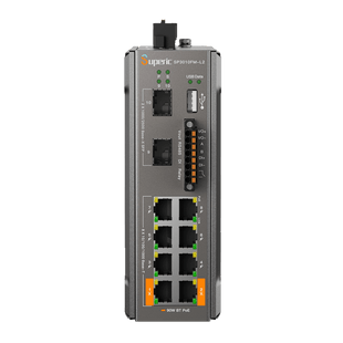 Switch de Red SP3010FM-L2 (V3) / 8 Puertos 10/100/1000Mbps PoE / 2 Puertos SFP 1000M/2.5Gbps / 240W PoE Budget / 26Gbps Capacidad de Conmutación / 19.3Mpps Tasa de Reenvío / DIN-Rail, Pared, Escritorio / -40?~75? / CE, FCC, RoHS, UKCA, R