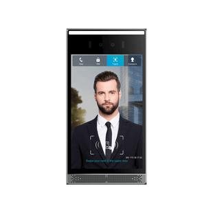 Videoportero IP SIP con Reconocimiento Facial, 8" IPS, 10,000 rostros, anti-suplantación, IP66/IK07, PoE