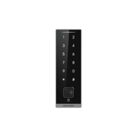 Teclado Esclavo con Lector de Tarjetas Virtuales Bluetooth y Códigos QR / Tarjetas MIFARE y PROX EM / Contraseñas / RS-485 Wiegand OSDP / Frecuencias 13.56 MHz y 125 KHz / Autenticación Tarjeta PIN QR Bluetooth / Táctil