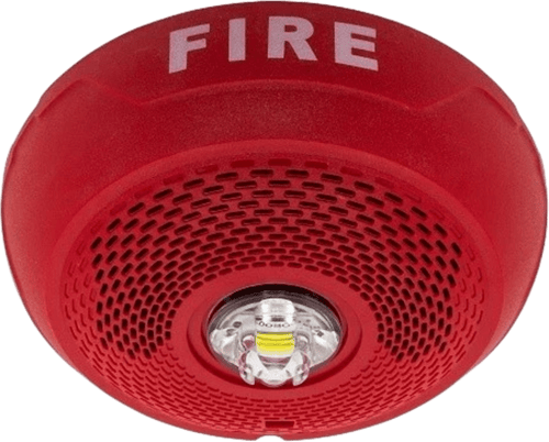 BOC C/LAMP ESTROBOSCOPICA tipo LED MONT EN TECHO CLR ROJO