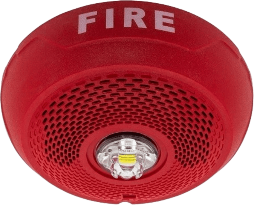 BOC C/LAMP ESTROBOSCOPICA tipo LED MONT EN TECHO CLR ROJO