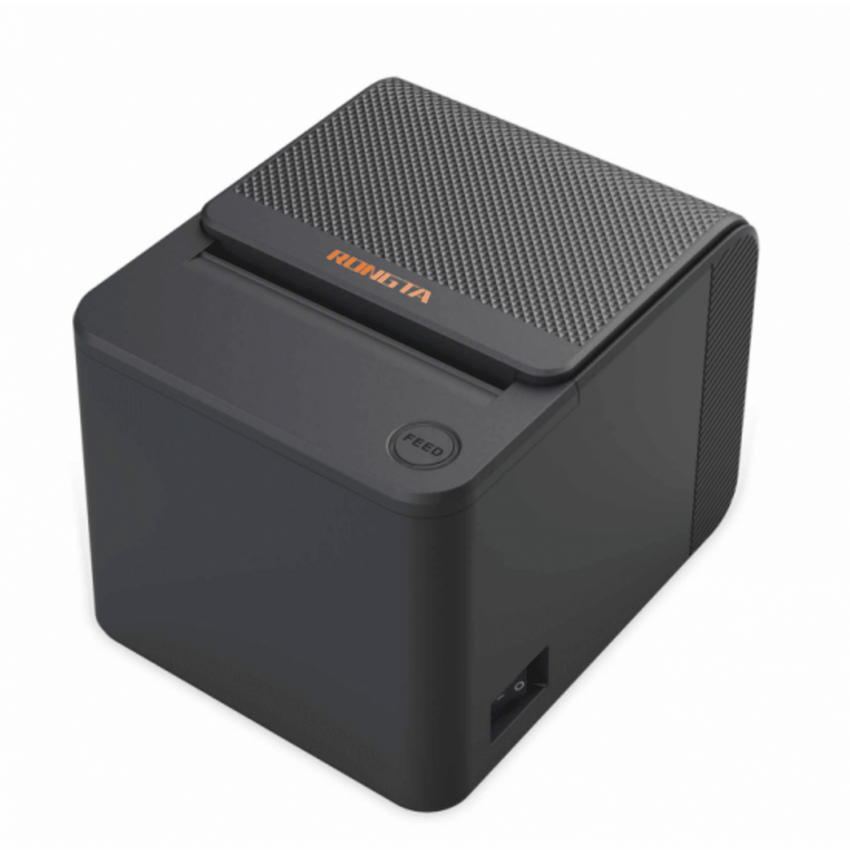 Impresora Térmica de Recibos 80mm RONGTA / Resolución 203 dpi / Velocidad 200 mm/s / Ancho de Impresión 72 mm / Interfaces USB / Compatibilidad ESC/POS / Caja de Efectivo 24V / Certificaciones CCC-CE-FCC