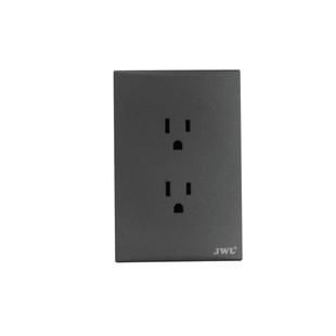 Placa con 2 Toma  Corriente Duplex 2P Y T 10 - 15 A 127 V 60 Hz